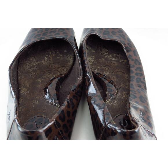 Born concept Smoking Flats‎ Brown Synthetic Women Shoes Size 7.5 Medium - Picture 5 of 7
